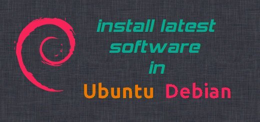 Install latest software debian