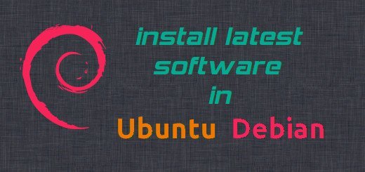 Install latest software debian