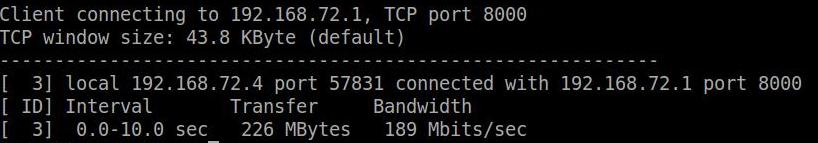 iperf network speed test linux