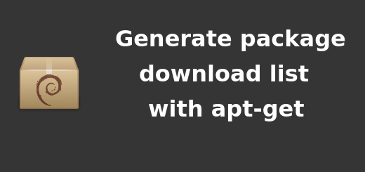 apt-get generate package download list