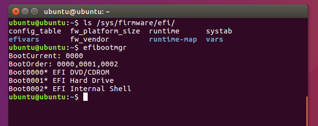 check uefi or bios on linux