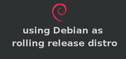 using debian as rolling release