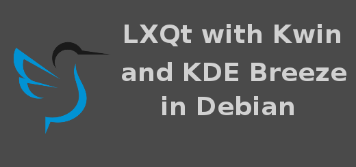 LXQt with breeze and kwin