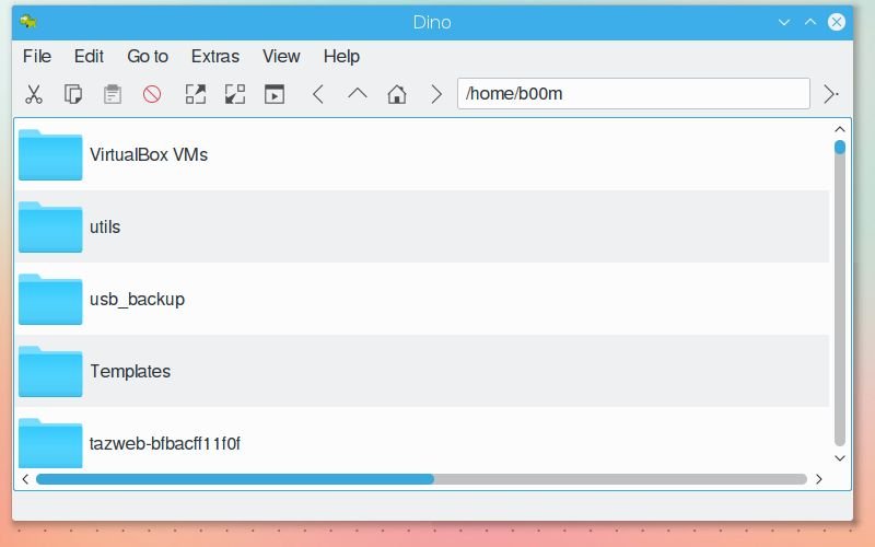 Dino Qt filemanager