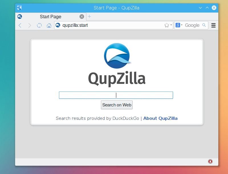 Qupzilla Qt browser