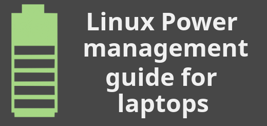 linux power management for laptops