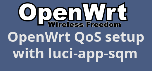 openwrt qos luci-app-sqm