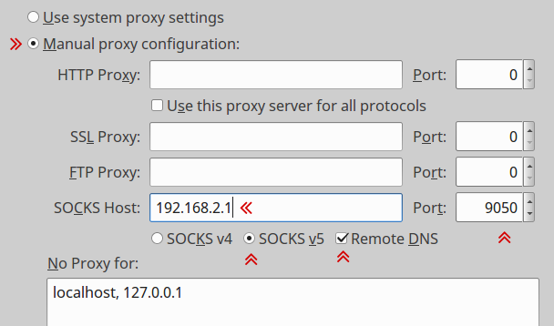 firefor tor proxy