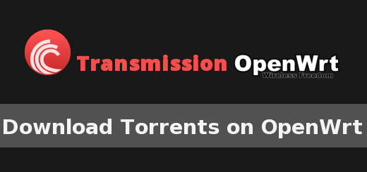 openwrt torrent transmission web interface