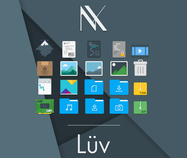 Luv KDE icon theme