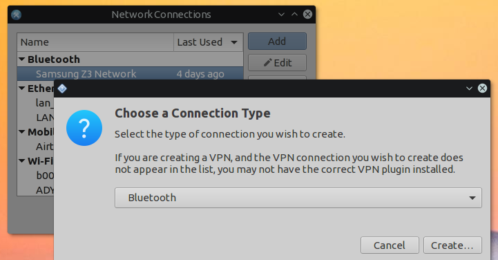 linux bluetooth networking