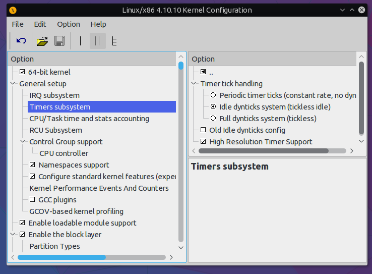 compile Linux kernel from source xconfig