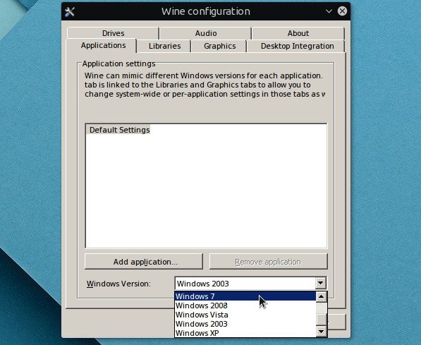 wine select windows version