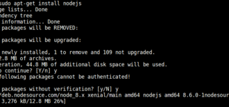 install nodejs on ubuntu