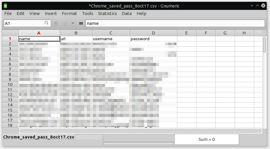 export saved passwords chrome