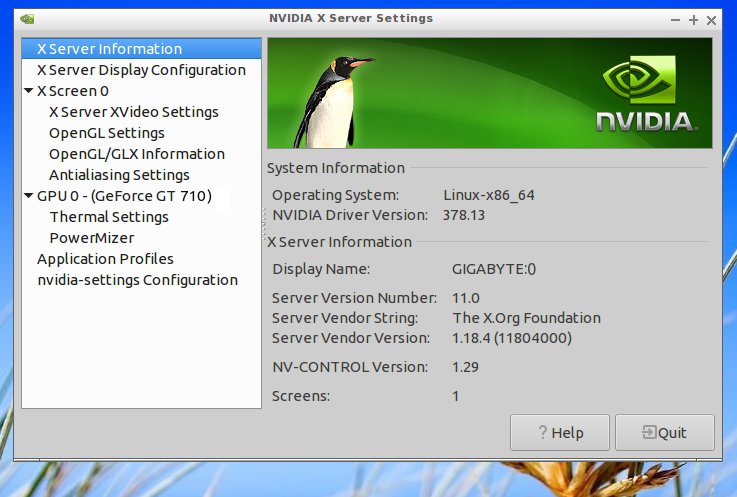 ubuntu nvidia drivers version check