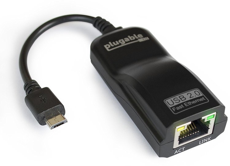 plugable micro usb to ethernet adapter