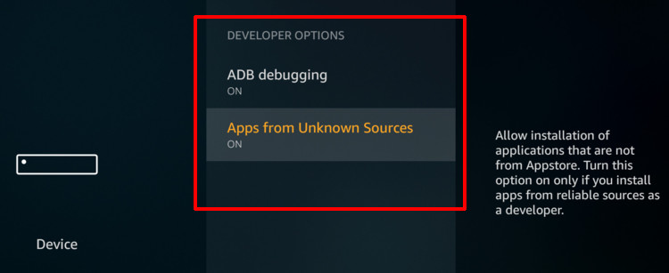 enable adb firestick