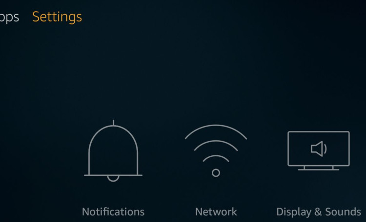 fire tv stick settings menu