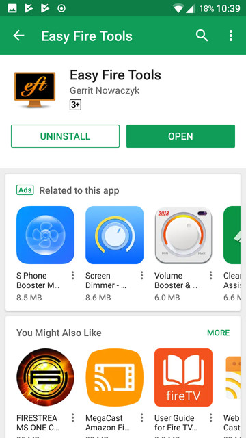 install easy fire tools on android